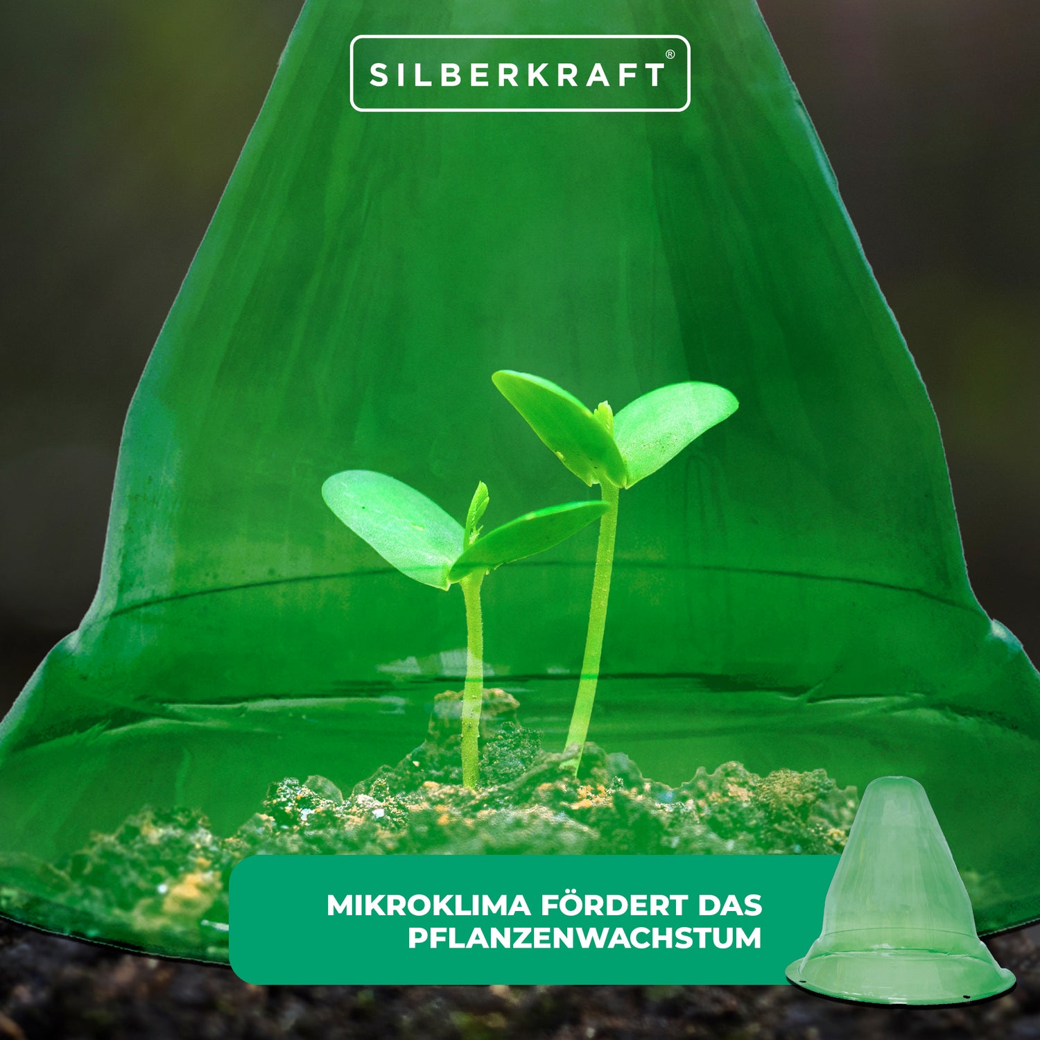 Cloches De Protection Pour Plantes - 20 Pièces - 22x19 Cm - Anti-gel, Limaces, Oiseaux - Microclimat Serre