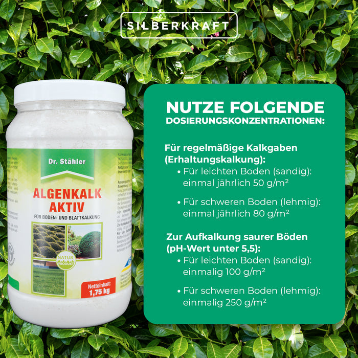 Algenkalk Aktiv - Für die Förderung der Pflanzengesundheit