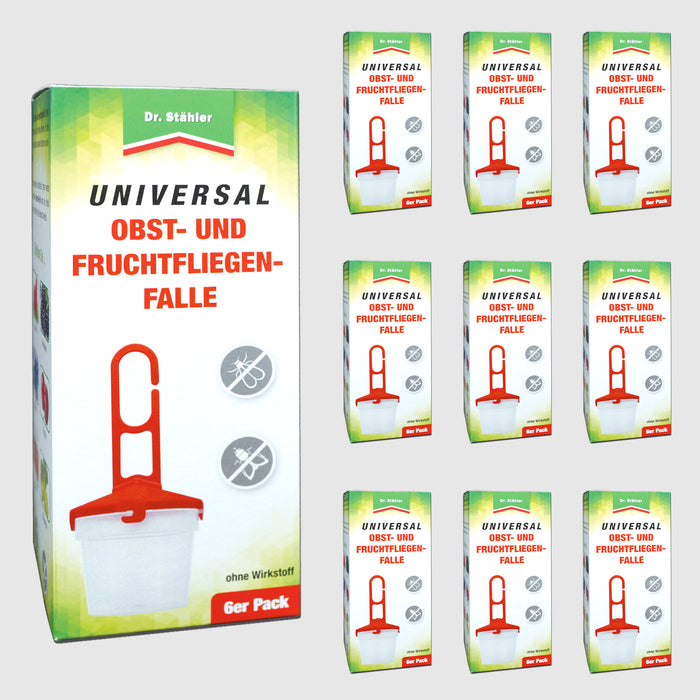 Universal Obst- und Fruchtfliegenfalle - Zum Befüllen mit einem Lockstoff gegen Fruchtfliegen