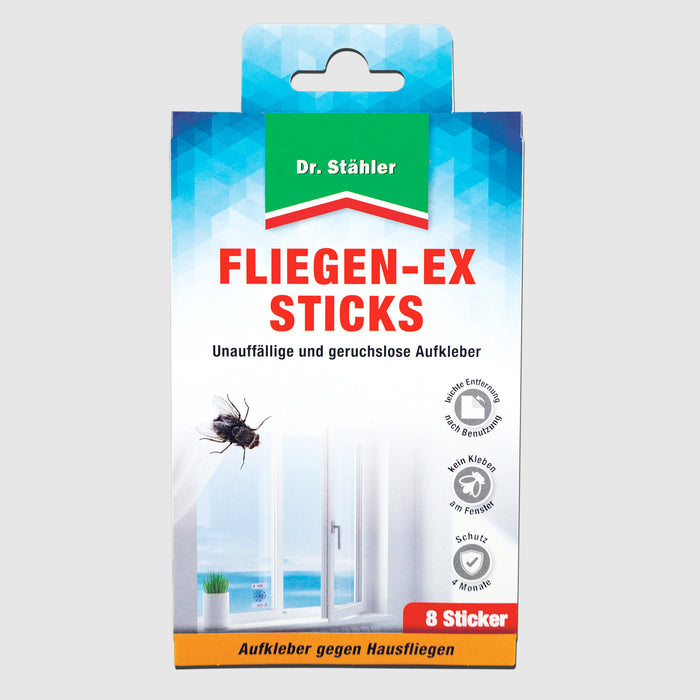 Fliegen-Ex Sticks - Unauffällige und geruchlose Fliegenbekämpfung