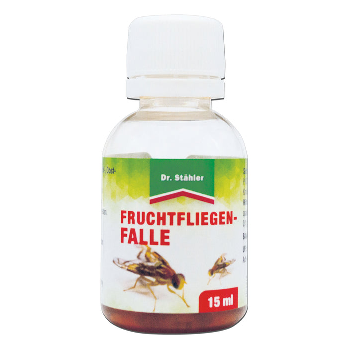 Fruchtfliegenfalle mit Klebefänger - Lockstoffwirkung