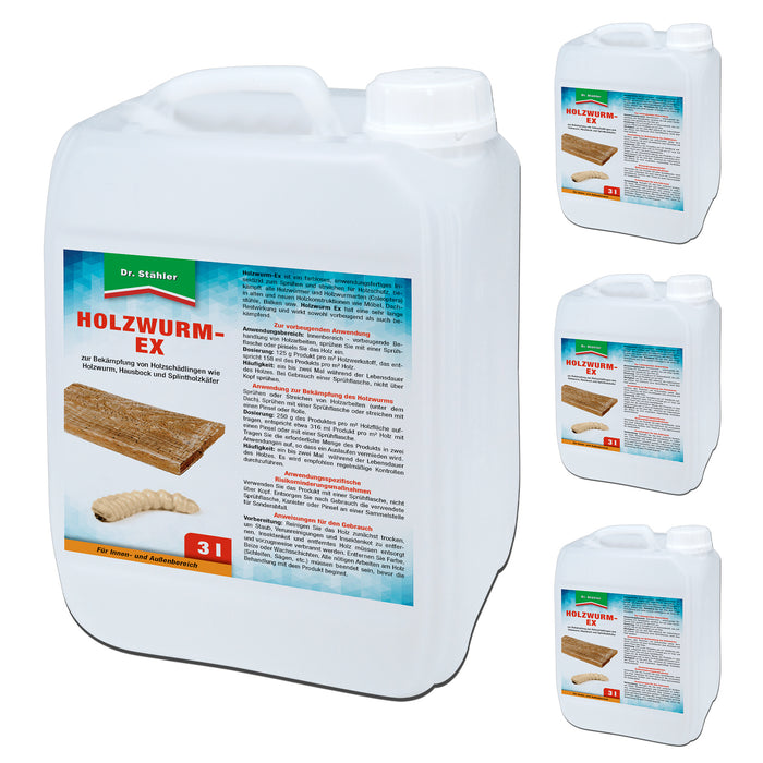 Spray anti-vers à bois efficace : protection fiable contre les parasites du bois tels que les vers à bois, les coléoptères domestiques et les coléoptères de l'aubier.