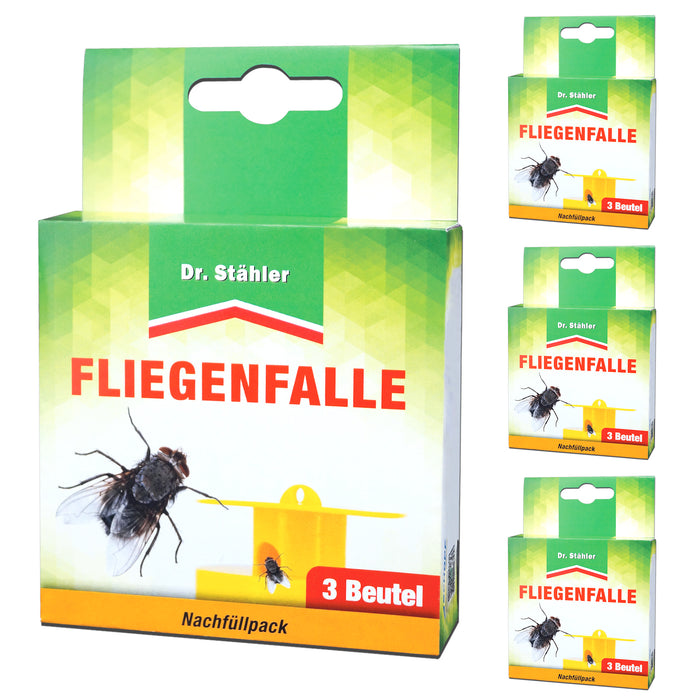 Fliegen-Köderfalle Nachfüllpack 3er