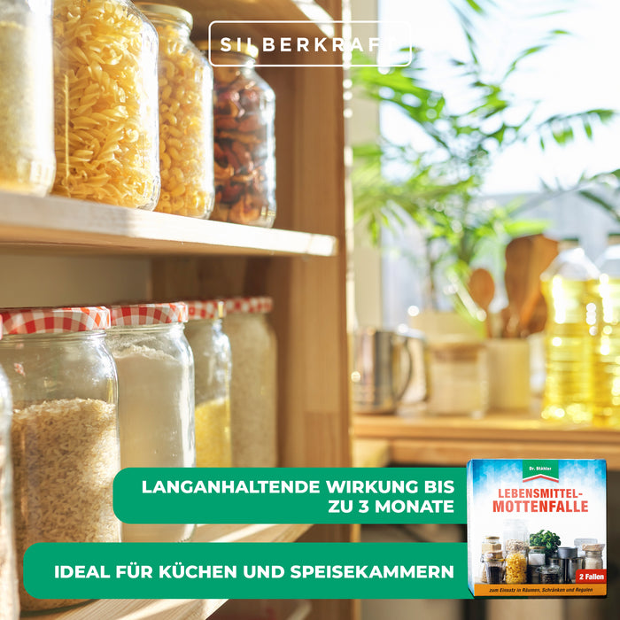 Zuverlässige Lebensmittel-Mottenfalle: Effektiver Mottenschutz für Küchen und Vorratsschränke