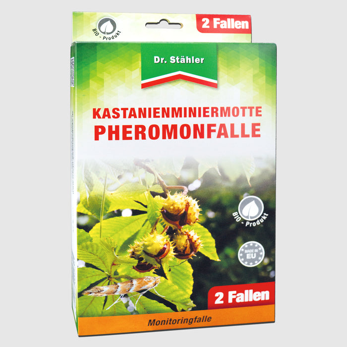 Effektive Pheromon-Falle gegen Kastanienminiermotten