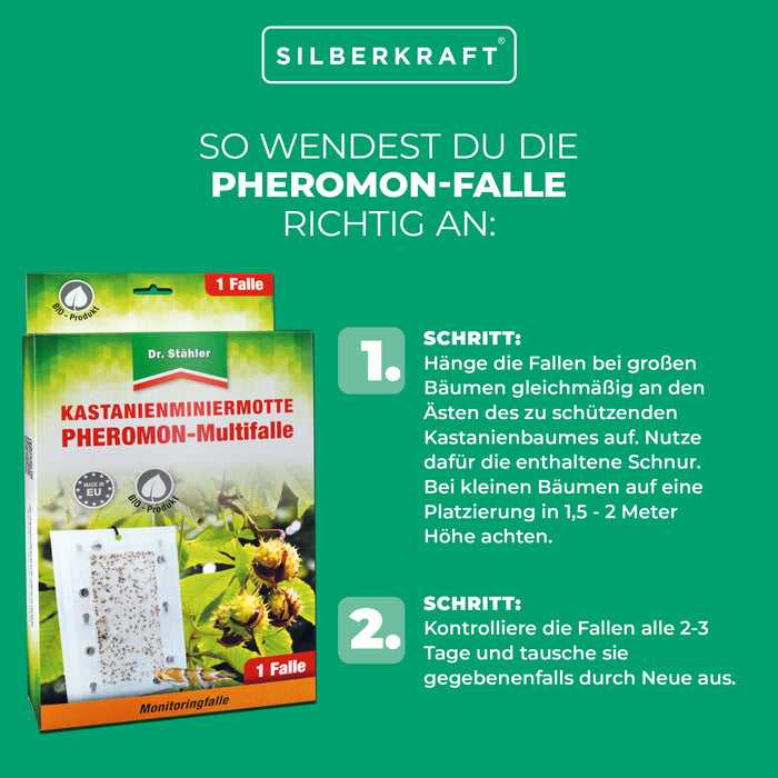 Effektive Kastanienminiermotten-Pheromon-Multifalle für alle Kastanienarten