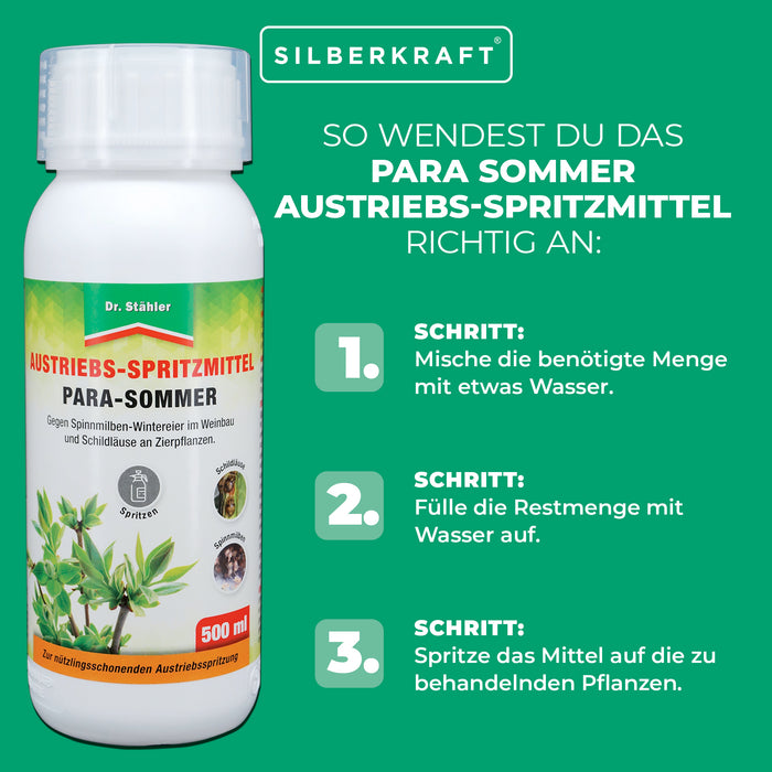 Para Sommer: Austriebs-Spritzmittel gegen Schildläuse und Spinnmilben