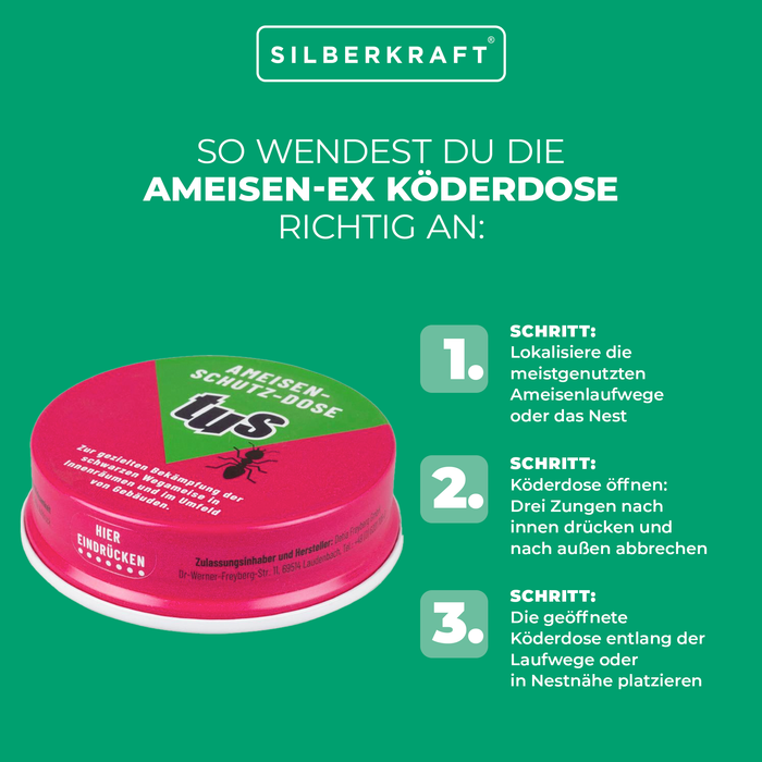 Ameisen-Ex Köderdose, 2 Stück