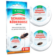 Schaben-Köderdose für Innenräume gegen die deutsche Schabe, gemeine Küchenschabe und Amerikanische Großschabe