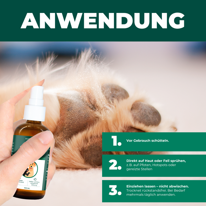 Spray per la cura degli animali domestici