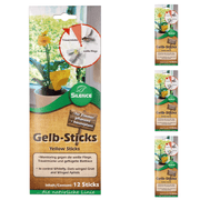 Silence Gelb-Sticks: Effektives Monitoring gegen die weiße Fliege, Trauermücke und Blattlaus