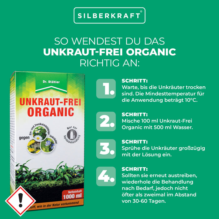 Unkraut-Frei Organic: Sprühmittel zur Unkrautbekämpfung für eine makellose Gartenlandschaft