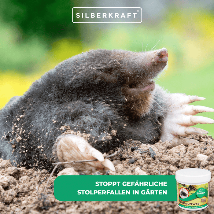 Silence Maulwurfweg: Effektives Maulwurf-Vergrämungsmittel für den Garten