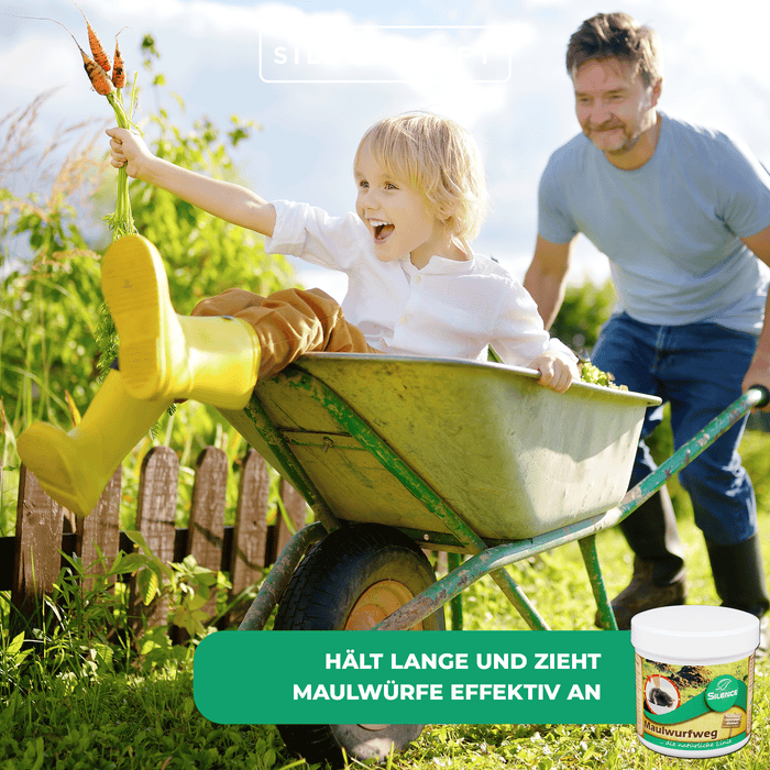 Silence Maulwurfweg: Effektives Maulwurf-Vergrämungsmittel für den Garten