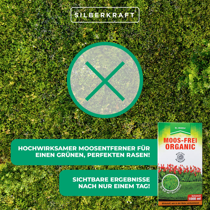Moos-Frei Organic: Hochwirksamer Moosentferner für einen grünen, perfekten Rasen