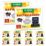 Effektives Rattenköder-Depot mit Schlagfalle für Innen- und Außenbereiche