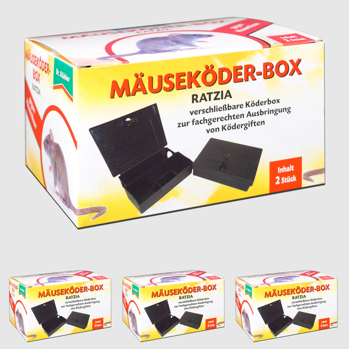Ratzia Mäuseköder-Box: Effektive Mäusebekämpfung für Innen- und Außenbereich