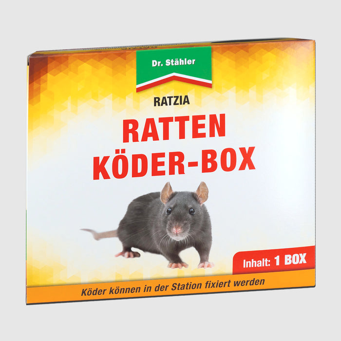 Ratzia Rattenköder-Box: zur fachgerechten Ausbringung von Rattenködern im Innen- und Außenbereich