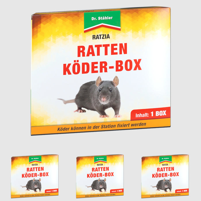 Ratzia Rattenköder-Box: zur fachgerechten Ausbringung von Rattenködern im Innen- und Außenbereich