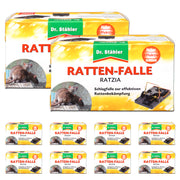 Rattenfalle Ratzia: Schlagfalle zur effektiven Rattenbekämpfung im Innen- und Außenbereich