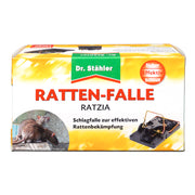 Rattenfalle Ratzia: Schlagfalle zur effektiven Rattenbekämpfung im Innen- und Außenbereich