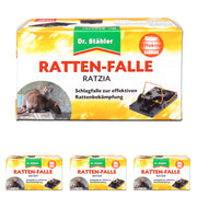 Rattenfalle Ratzia: Schlagfalle zur effektiven Rattenbekämpfung im Innen- und Außenbereich