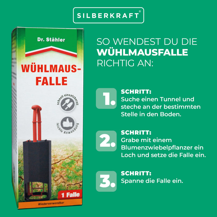 Wühlmaus-Falle: Optimaler Schutz gegen Wühlmäuse für deinen Garten