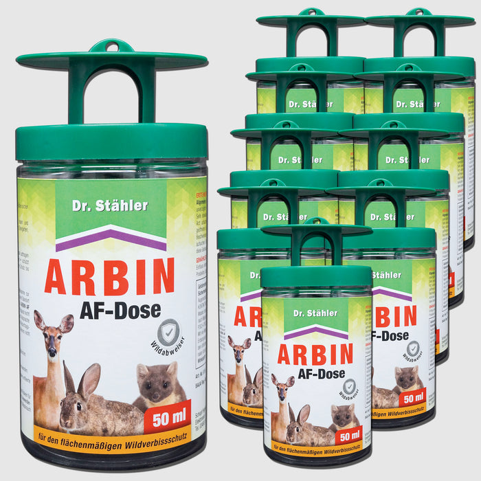 Arbin AF Dose: Effektive Wildabwehr vor Rehwild, Rotwild, Hasen, Kaninchen und Mardern