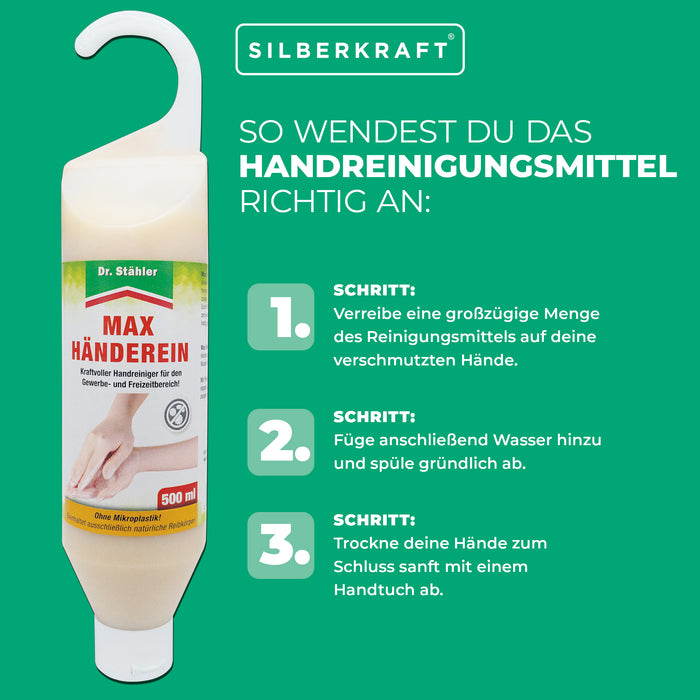 Max Hands Clean : Nettoyant pour les mains très efficace avec effet peeling