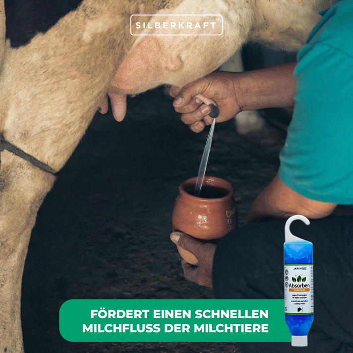 Absorben: Euterpflege-Gel gegen Zitzensaugen für Kälber und Kühe