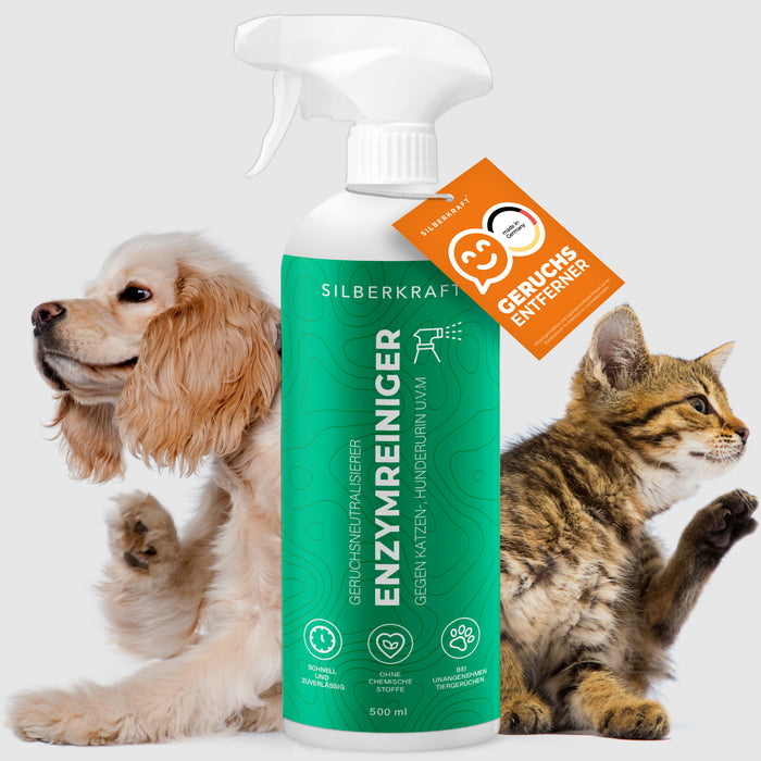 Neutralisant d'odeurs contre les odeurs animales - neutralise les odeurs  animales — Silberkraft