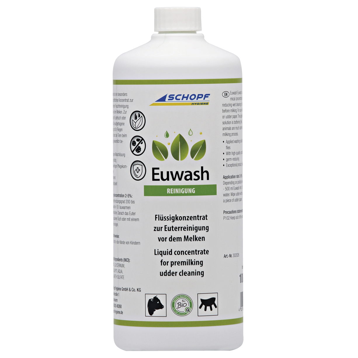 Euwash concentrato: cura efficace della mammella con formula all'eucalipto