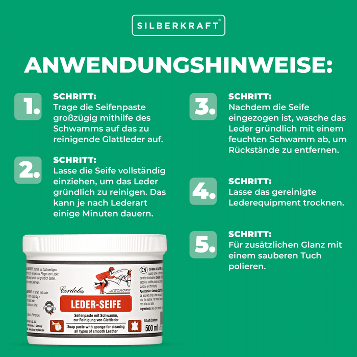 Glattleder-Pflege: Hochwirksame Seifenpaste für Pferdeequipment