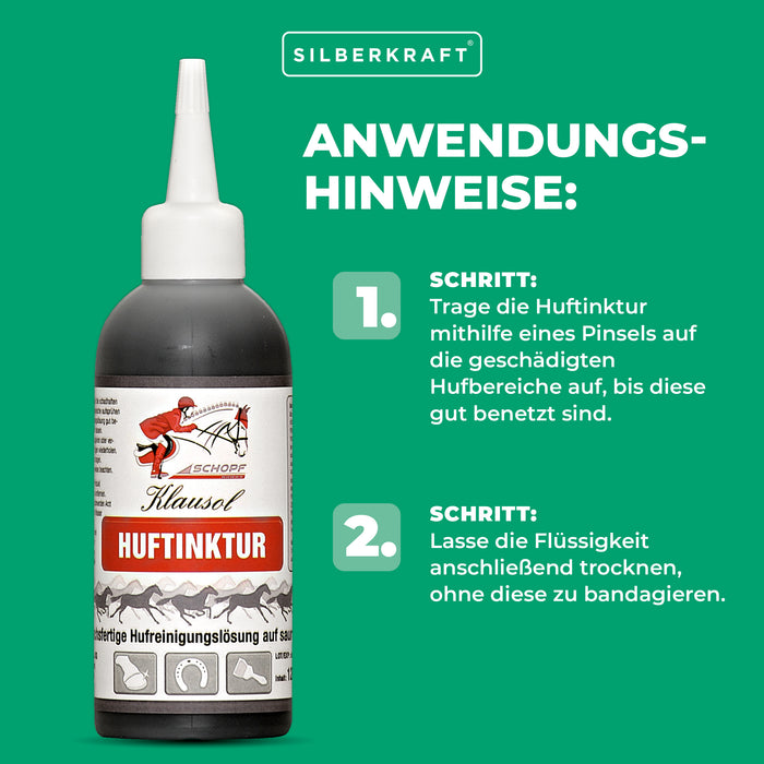 Huftinktur für Pferde: Sofortige Hilfe bei akuten Hufproblemen