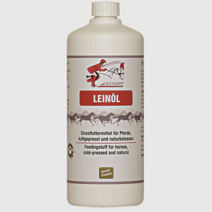 Natürliches Leinöl für Pferde: Hochwertige Omega-3-Ergänzung für glänzendes Fell und optimale Verdauung