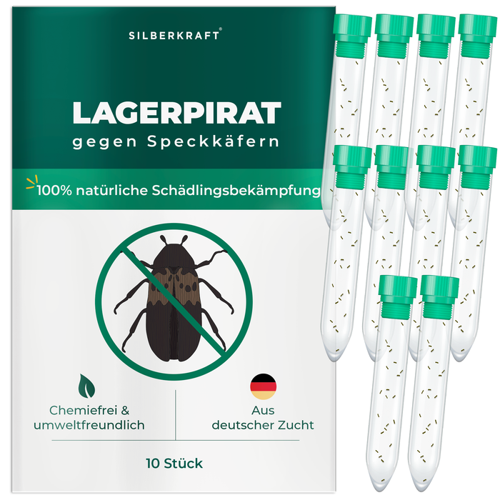 Lagerpirat zur Bekämpfung von Speckkäfern und Vorratsschädlingen