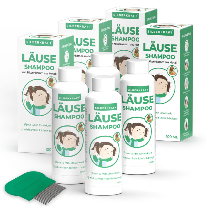 Shampoo per pidocchi - shampoo per pidocchi per bambini e adulti, incluso shampoo per pidocchi a pettine