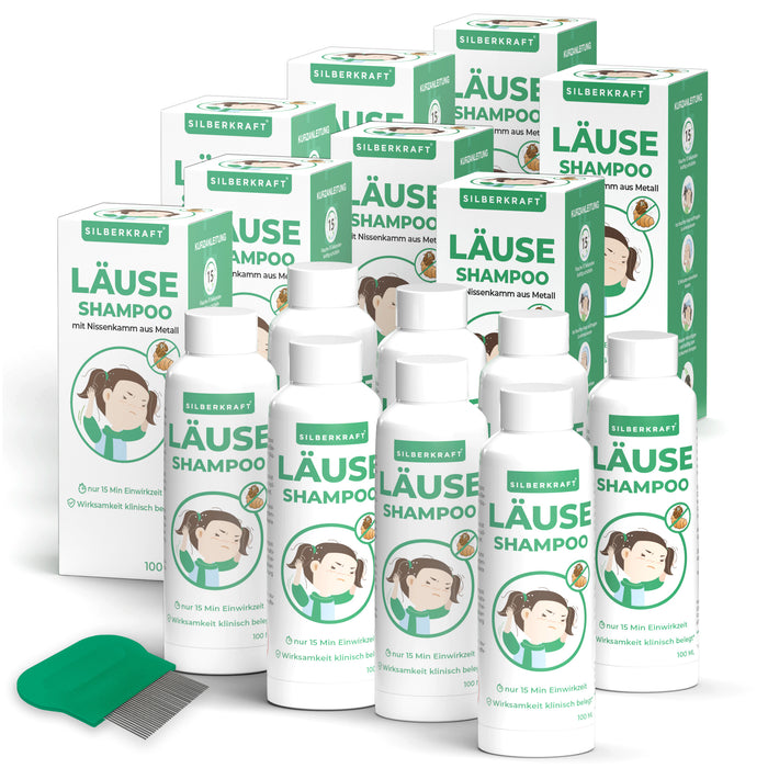 Shampoo per pidocchi - shampoo per pidocchi per bambini e adulti, incluso shampoo per pidocchi a pettine