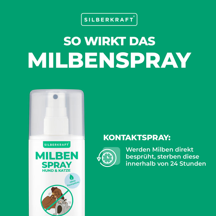 Spray anti-acariens pour chiens et chats