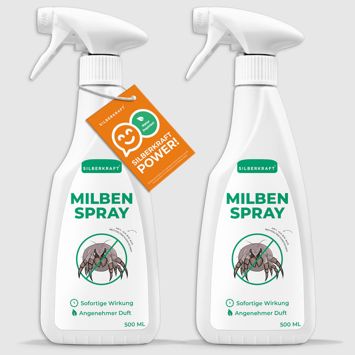 Spray anti-acariens pour matelas et textiles - combat les acariens —  Silberkraft