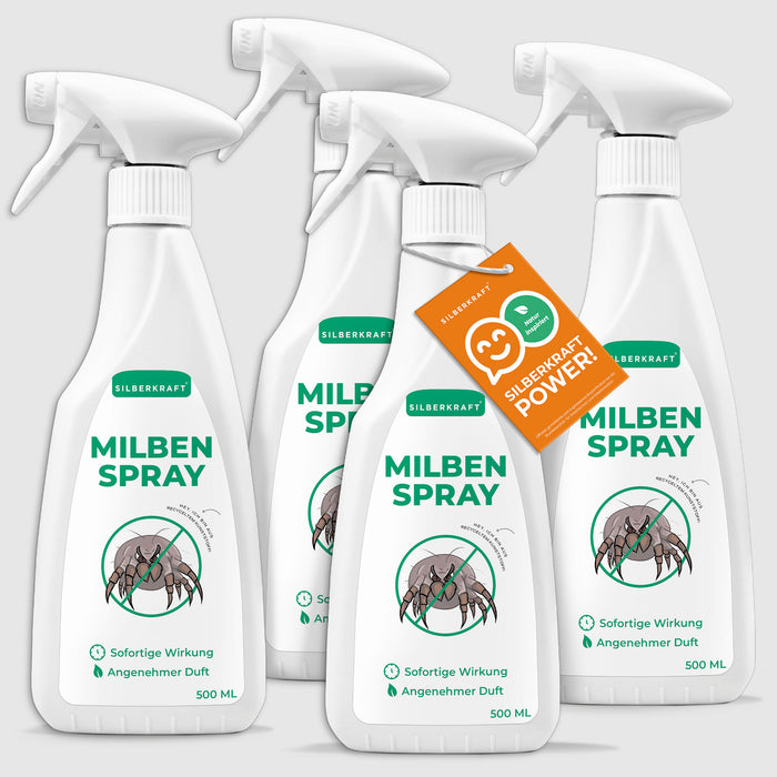 Spray anti-acariens pour matelas et textiles - combat les acariens au lit