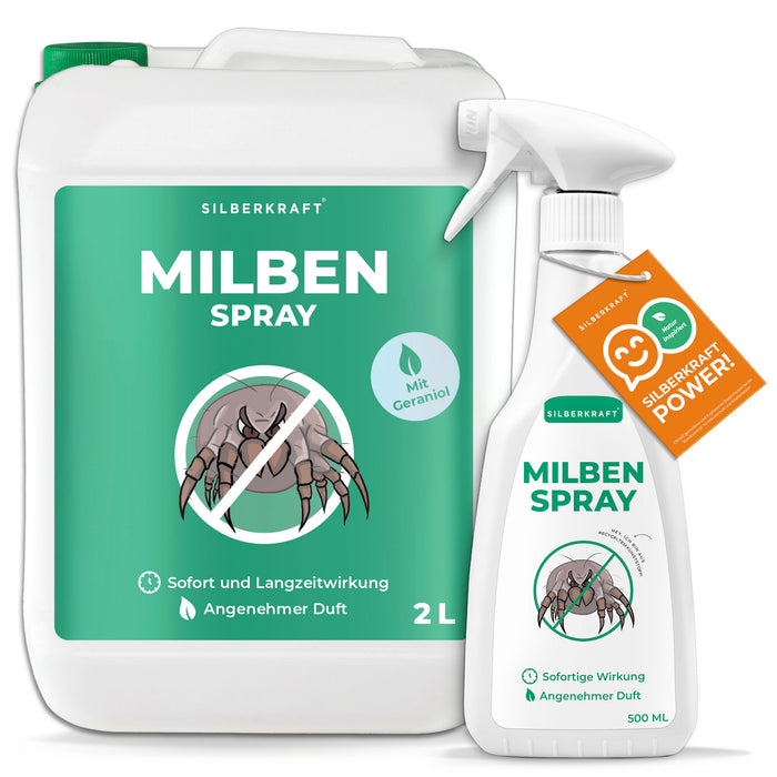 Milbenspray für Matratzen & Textil - Milben im Bett bekämpfen