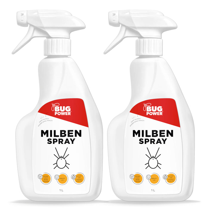 BugPower spray antiacaro per tessuti 500 ml - non lascia macchie