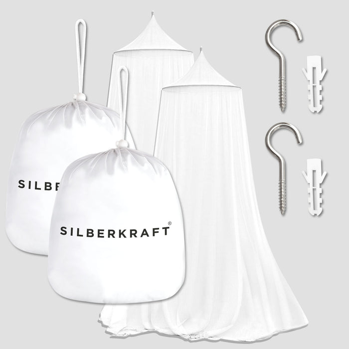 Moskitonetz fürs Bett - Mücken fern halten mit SILBERKRAFT — Silberkraft