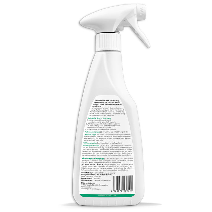 Spray anti-mites contre les vêtements et les mites alimentaires