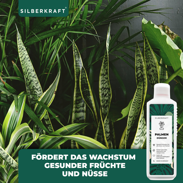 Palmendünger - Mineralischer NPK Flüssigdünger mit Stickstoff - Dünger für Palmen - Yucca Palmen Dünger - Palmen düngen