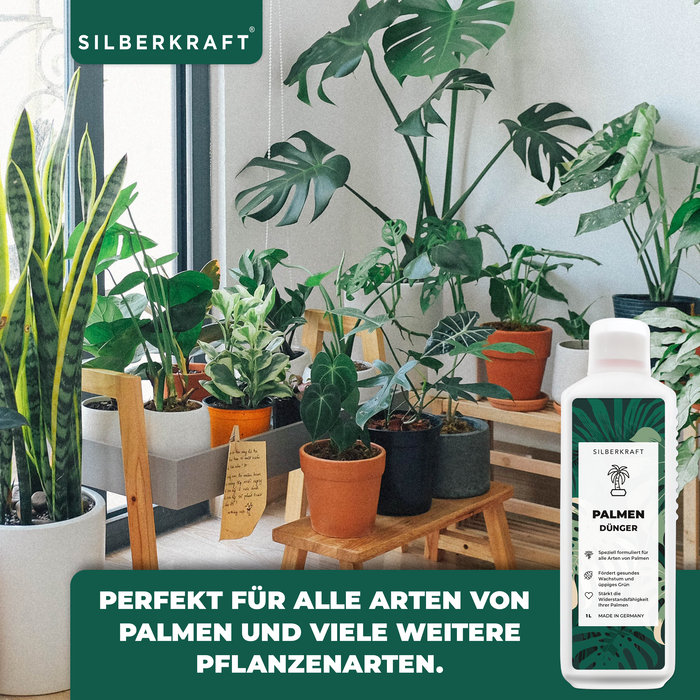 Palmendünger - Mineralischer NPK Flüssigdünger mit Stickstoff - Dünger für Palmen - Yucca Palmen Dünger - Palmen düngen