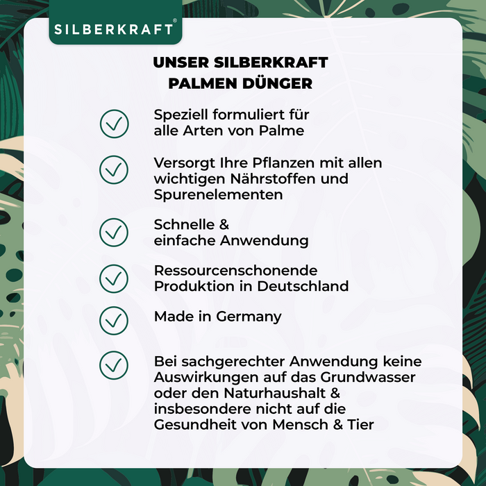 Palmen Dünger 1 Liter für alle Arten von Palmen