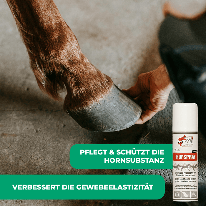 Spray nero per zoccoli: cura e protezione per zoccoli forti di cavallo
