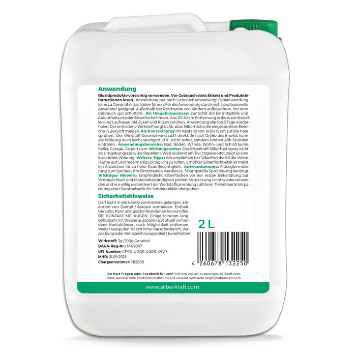 Silberfischspray - Silberfische / Papierfische bekämpfen